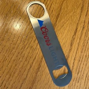 Coors Light Flat Bottle Opener. New! No packaging.
